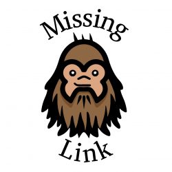 Missing Link Small Logo Letters Colored